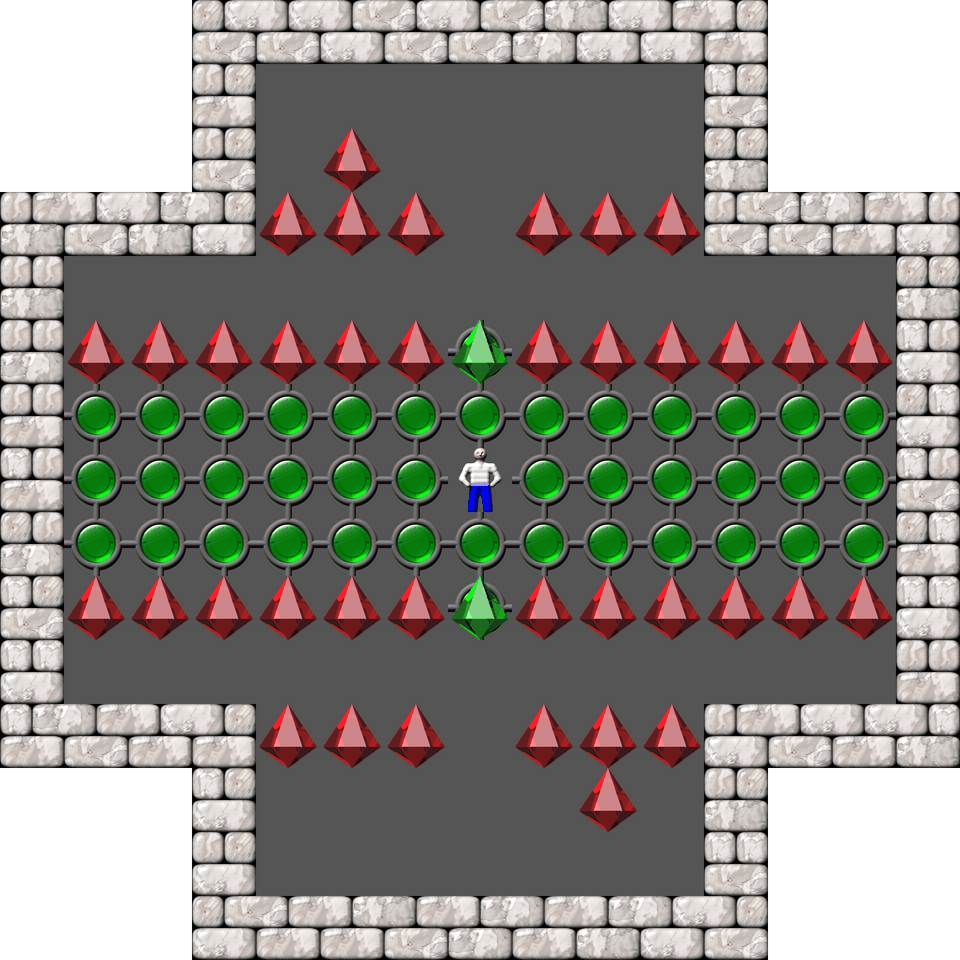 Sokoban Ghislain Martin Arranged level 21